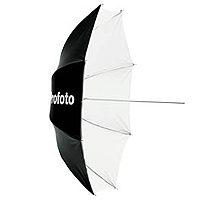 Зонт белый матовый отражающий диаметр 105 см.