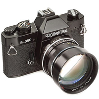 Rolleiflex SL 350 (black).