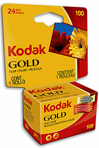 Цветная негативная плёнка Kodak GOLD