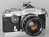 Konica Autoreflex – первый 35мм SLR-фотоаппарат с автоматической экспозицией.